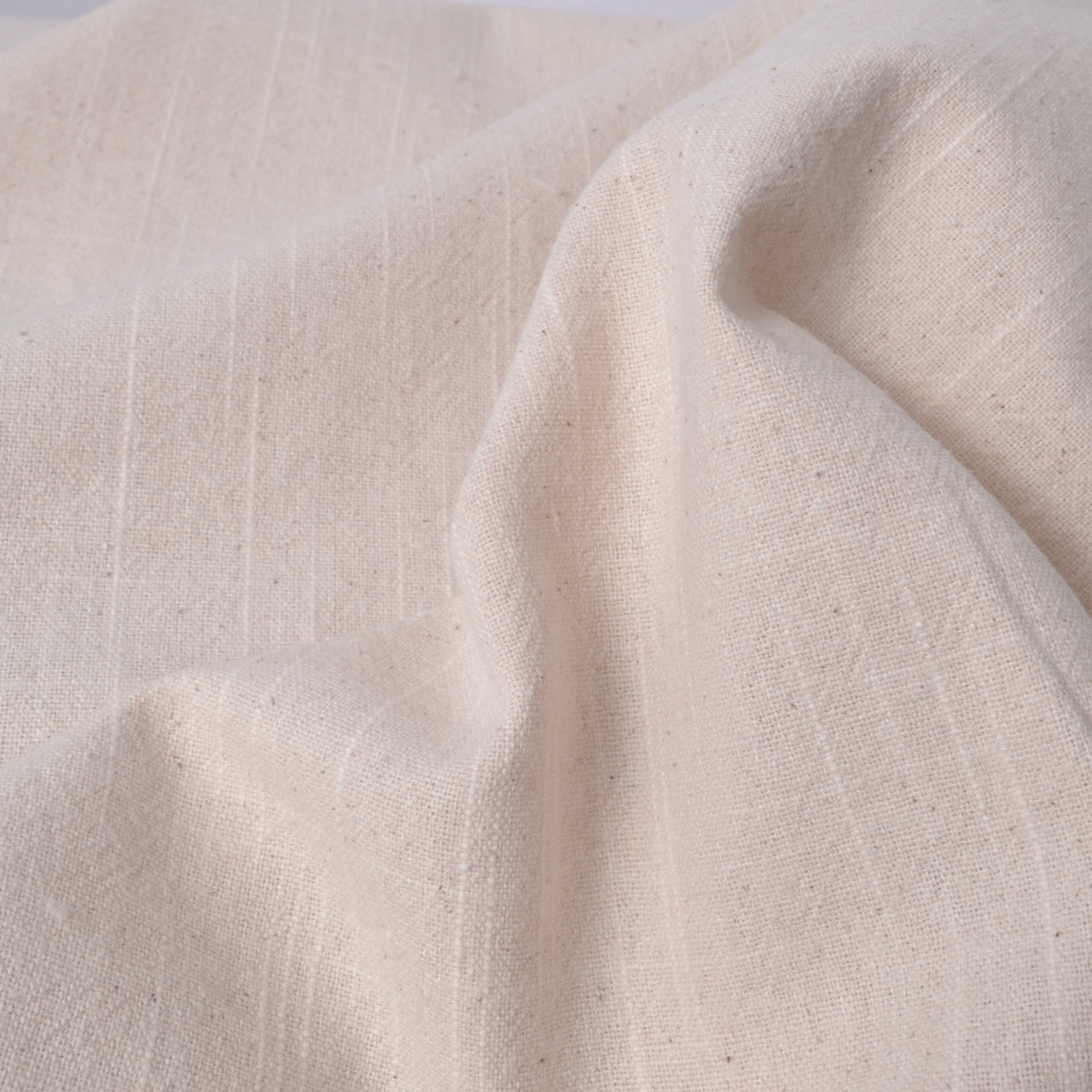 Japanese Yarn-Dyed Slub Cotton, Oyster Shell