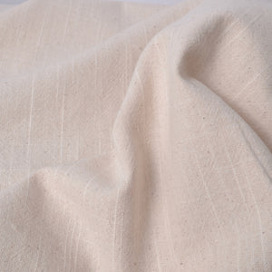 Japanese Yarn-Dyed Slub Cotton, Oyster Shell