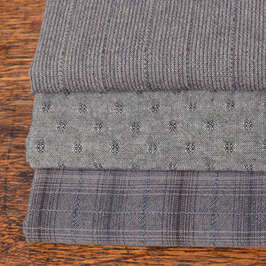 Stack of gray cotton fabric 