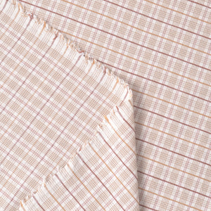 Dyed yarn 100% cotton fabric is suitable for sewing, quilting, applique, clothing, and home decor projects.Suitable for machine and hand sewing.