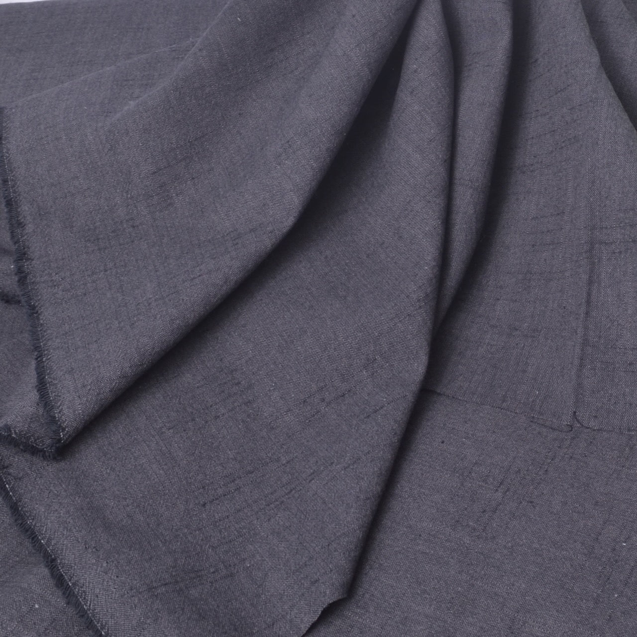 Japanese Yarn-Dyed Slub Cotton, Tetsuguro Black