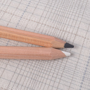 Fabric Pencil - White and Black