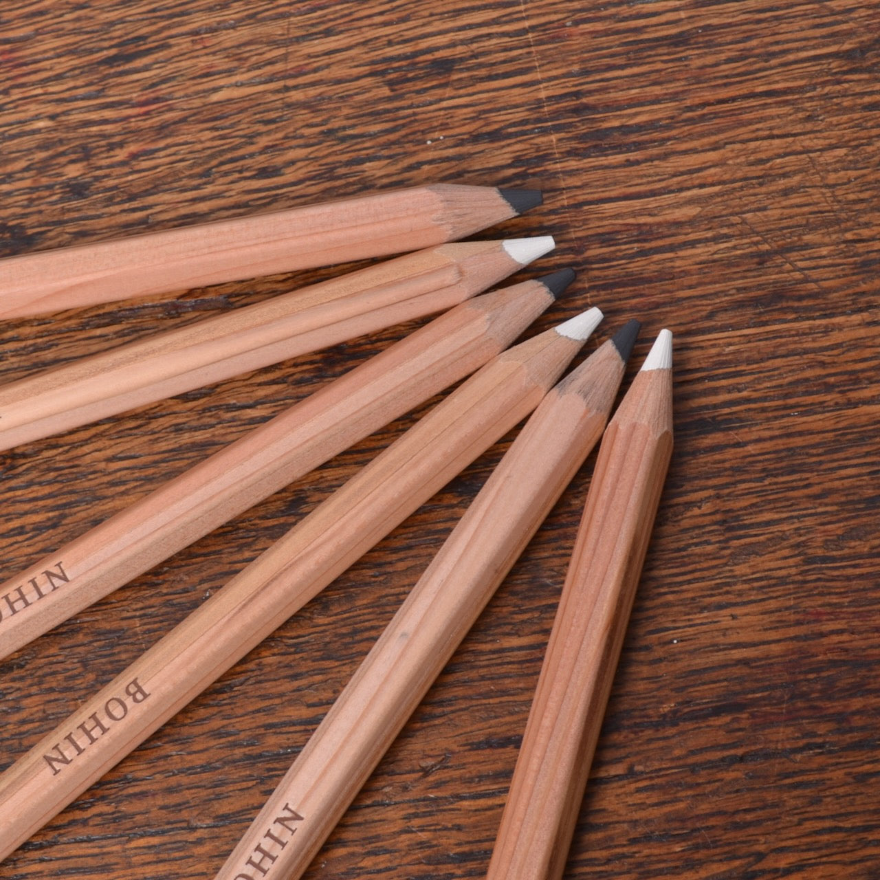 Bohin Chalk Fabric Pencil - White and Black