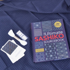 sashiko book suggested for use with this sashiko grid fabric