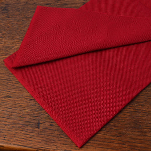 Kogin Stitching, 18 Count Red Congress Cloth