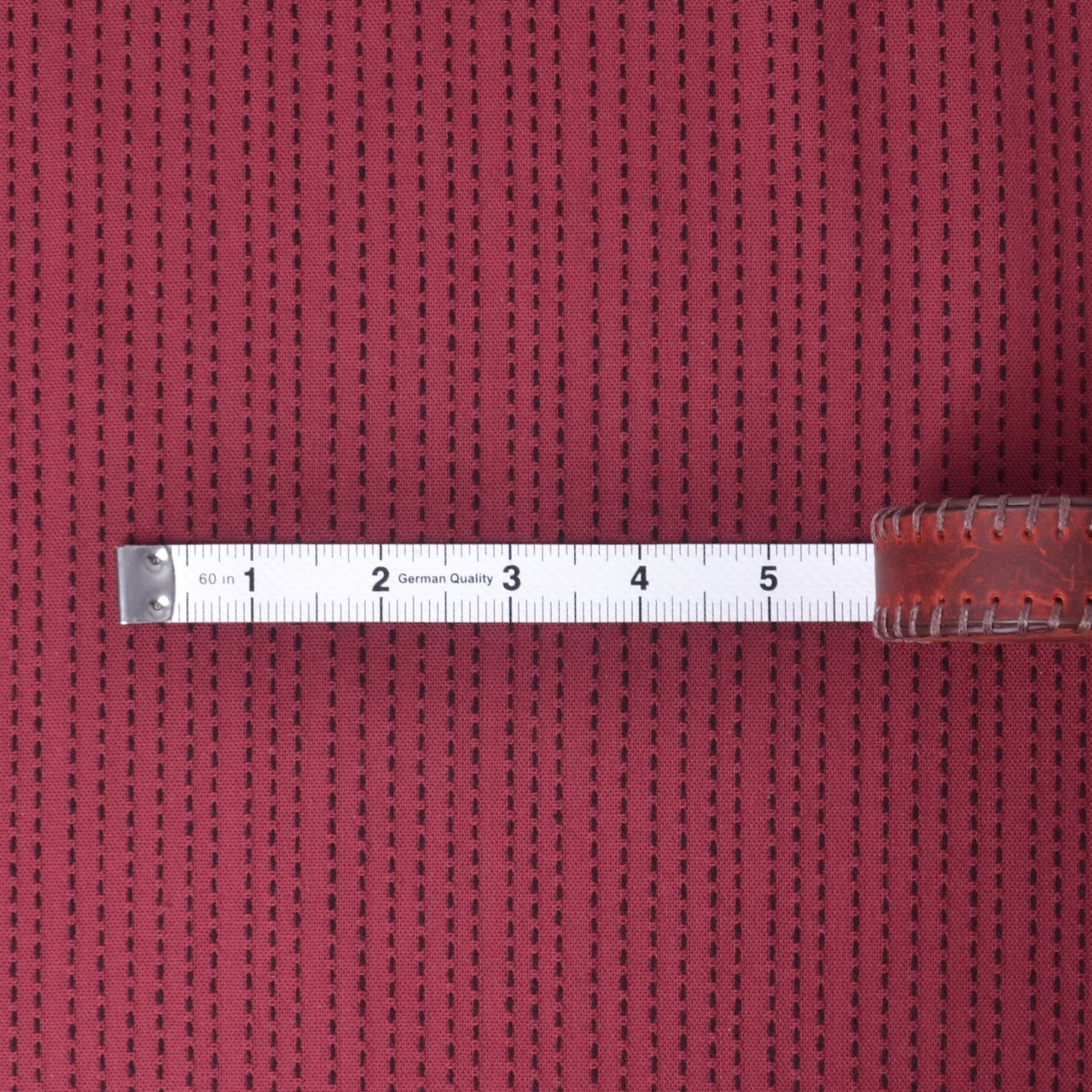 Red, Sashiko Stitched Style cotton