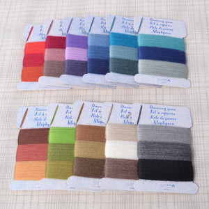 Set of darning yarn color 