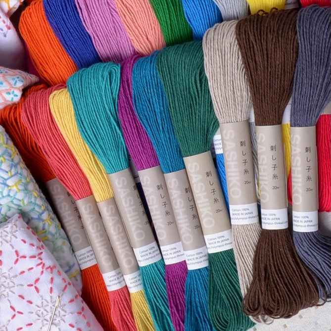 10 new colours Olympus sashiko thread 