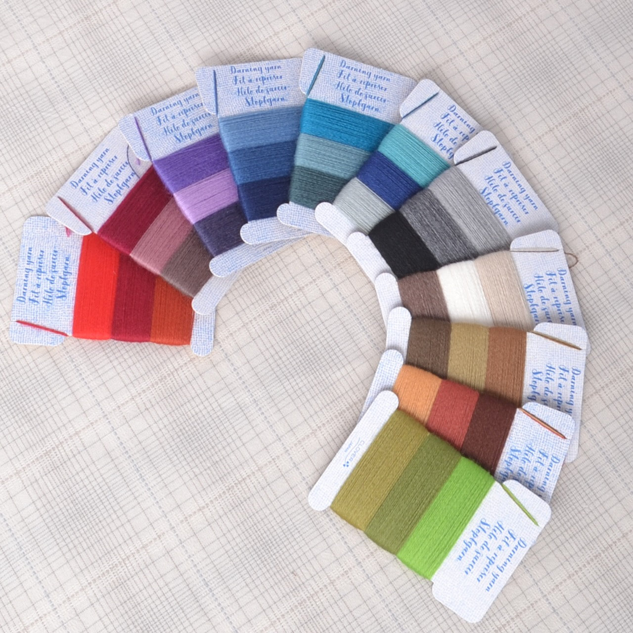 Clover Darning Yarn for Mending all 11 colours