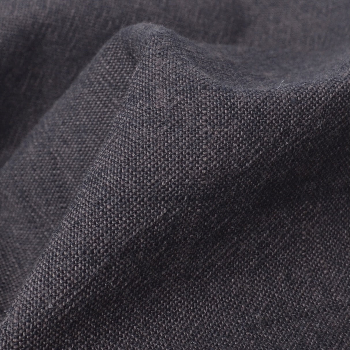 Cotton slub fabric,  Susu-iro Soot Colour