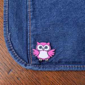 Iron On Mini Patch-Owl