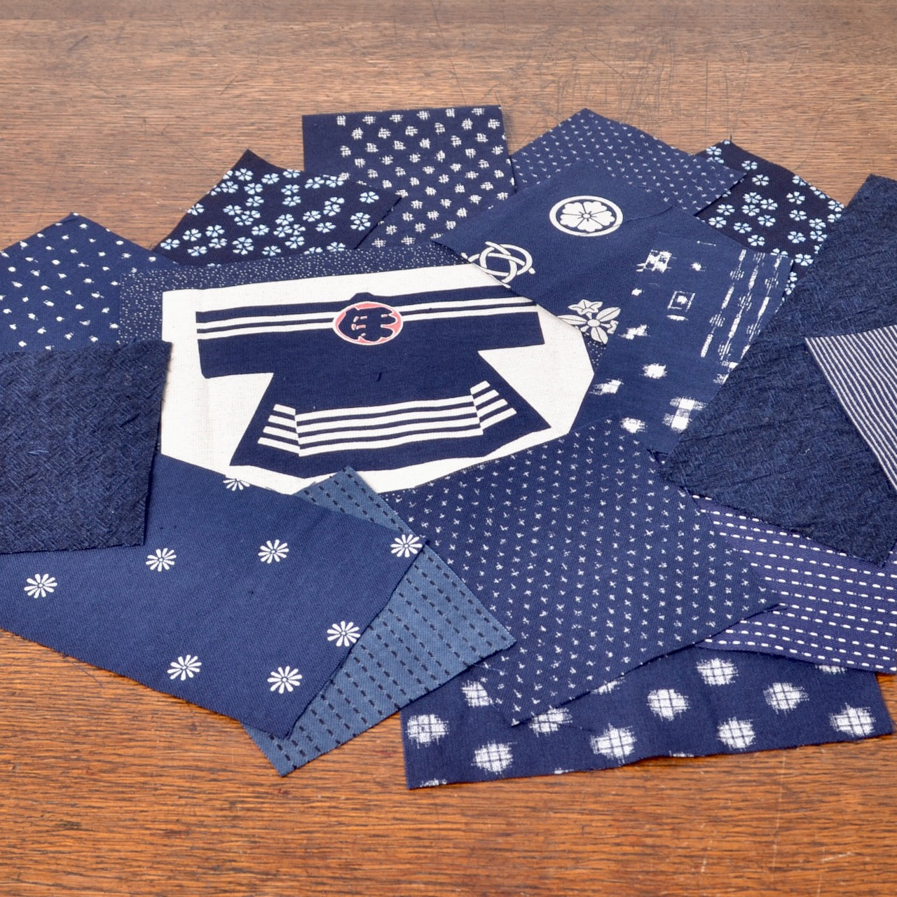 Japanese Wagara Fabric Boro Kit