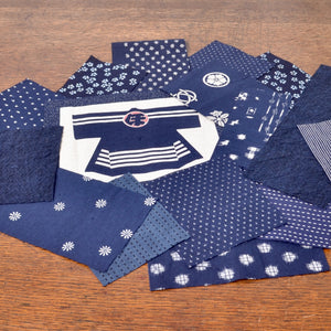 Japanese Wagara Fabric Boro Kit