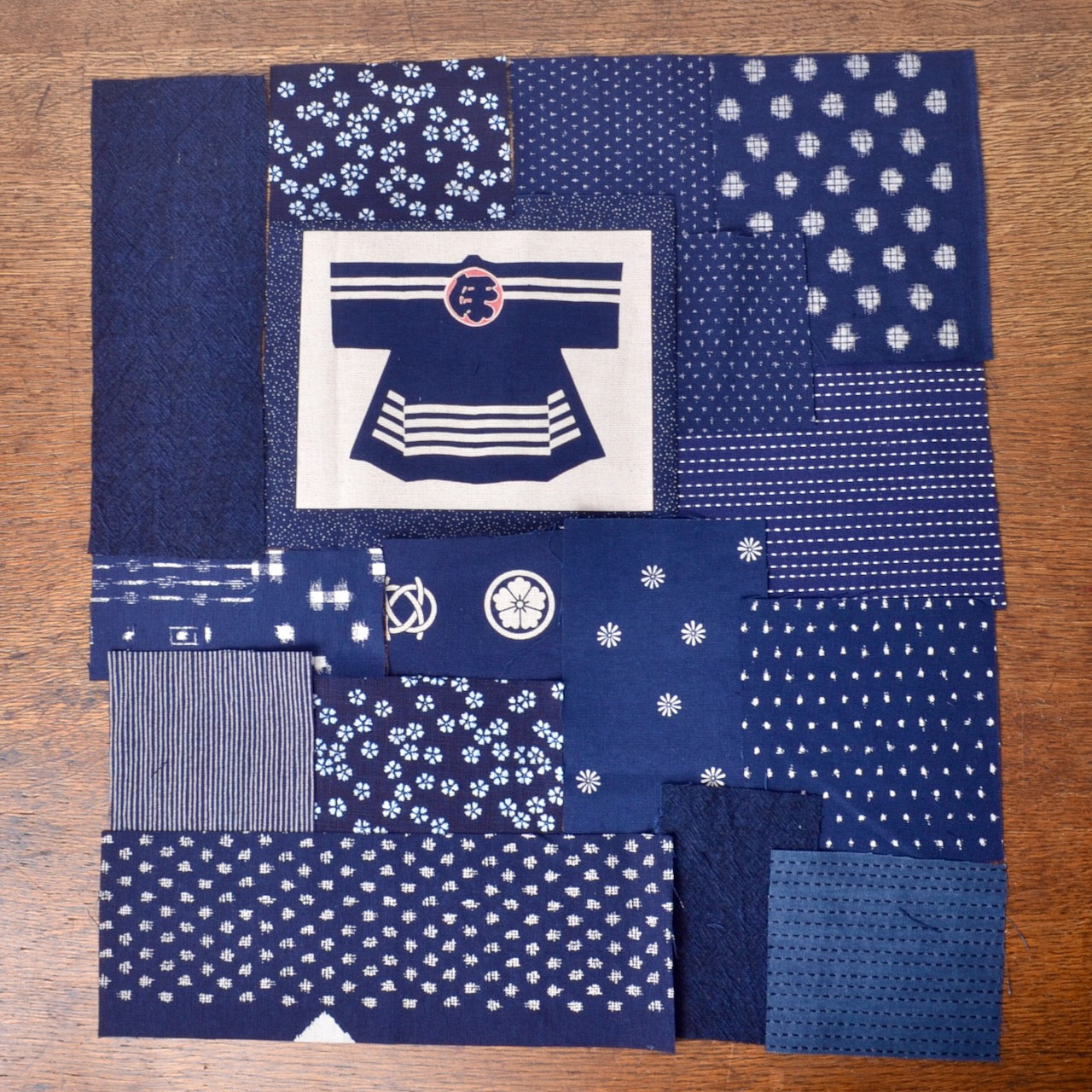 pieces of Wagara Fabric 