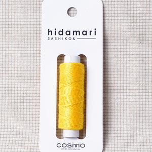 Hidamari Sashiko Thread – Bright Lemon Peel Yellow