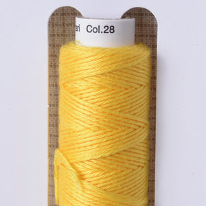 Hidamari Sashiko Thread – Bright Lemon Peel Yellow