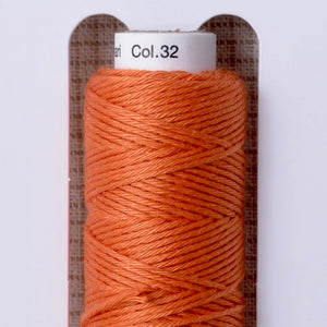 Hidamari Sashiko Thread –  Persimmon Orange