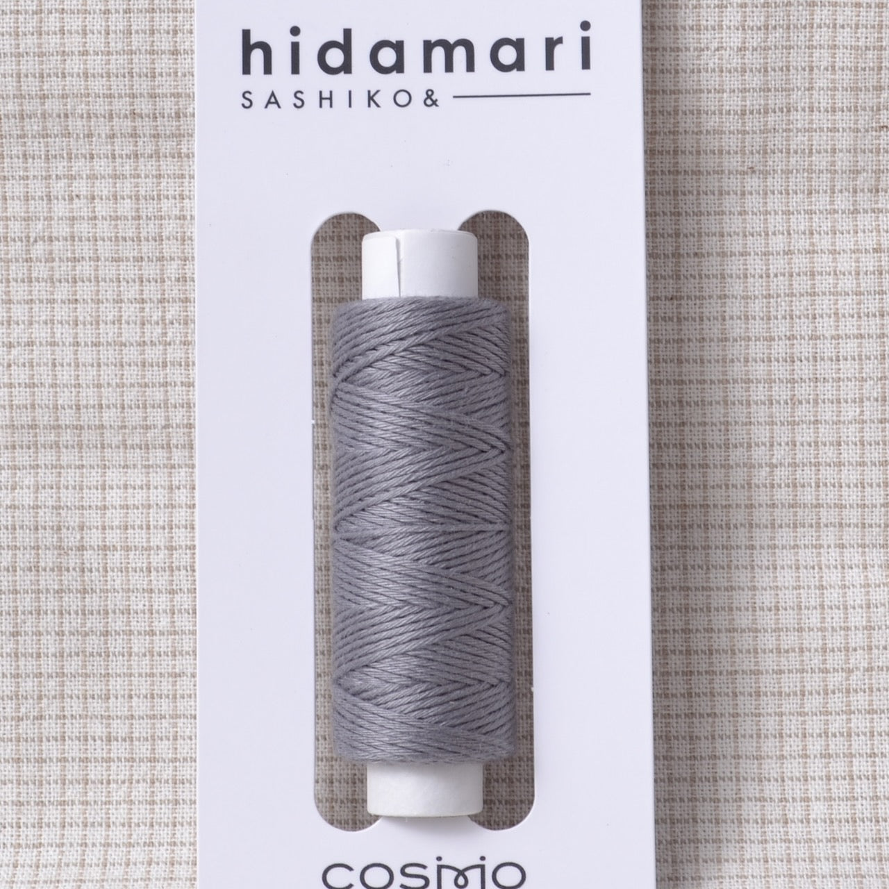 Hidamari Sashiko Thread – Steel Grey