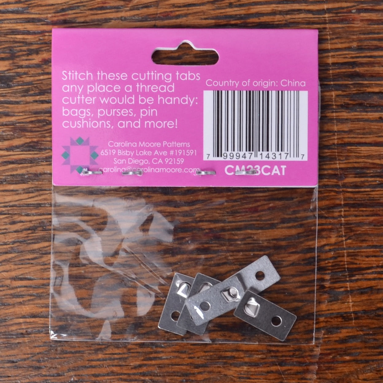 Package of cutting tabs 