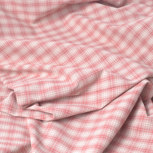 Red Japanese Yarn-Dyed Fabric 