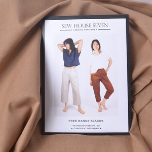 Sew House Seven pattern with dobby cotton fabric