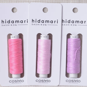 pink hidamari Sashiko Thread 