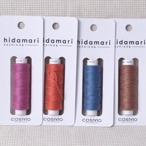 4 spools of hidamari sashiko thread
