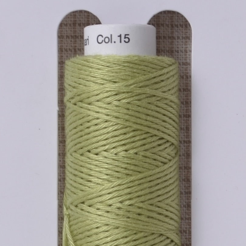 Cosmo Hidamari Sashiko Thread Green Tea