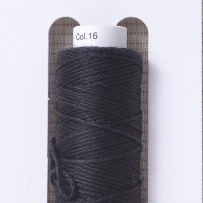 Cosmo Hidamari Sashiko Thread Midsummer Night Black