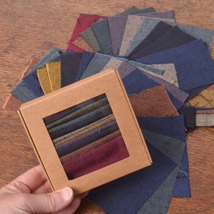 collection of 100 percent tsumugi cotton 