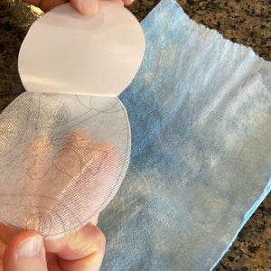 Stick and stitch mending patch