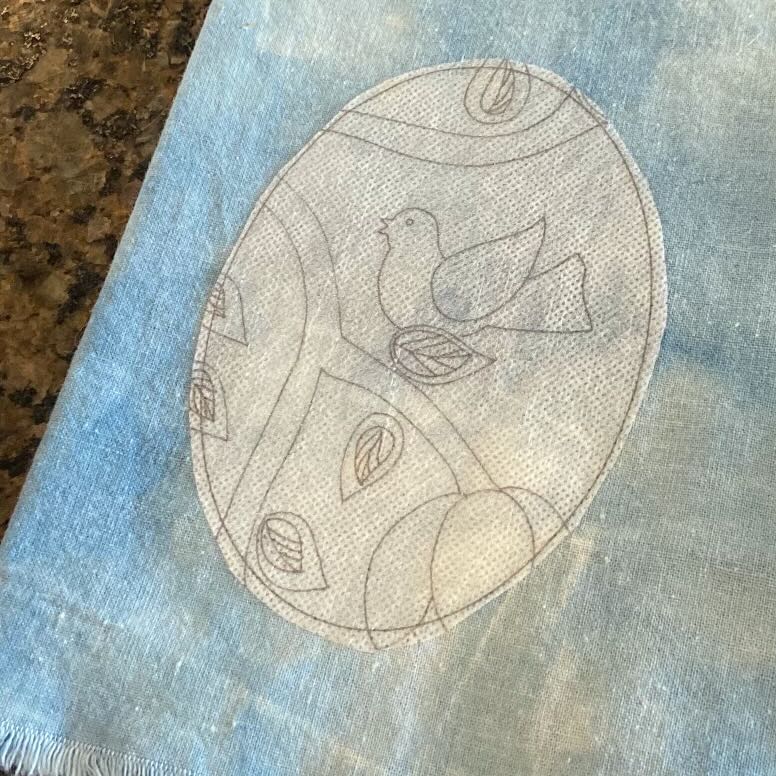 Dissolvable Stick & Stitch Transfer Patterns "Song Birds"