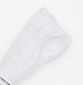 Sashiko thread, Olympus 20 meter skein, White #01