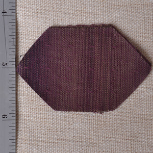 per-cut hexagons, yarn dyed fabric