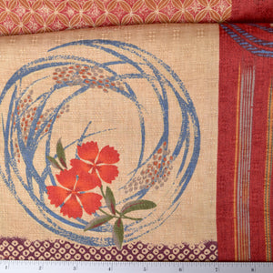 Japanese print fabric