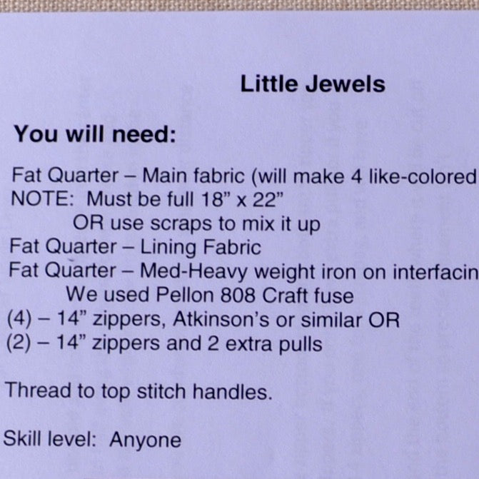 Little Jewels Pattern