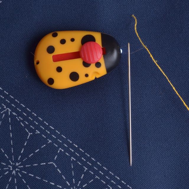 Needle Threader with cutter, Needle Beetle