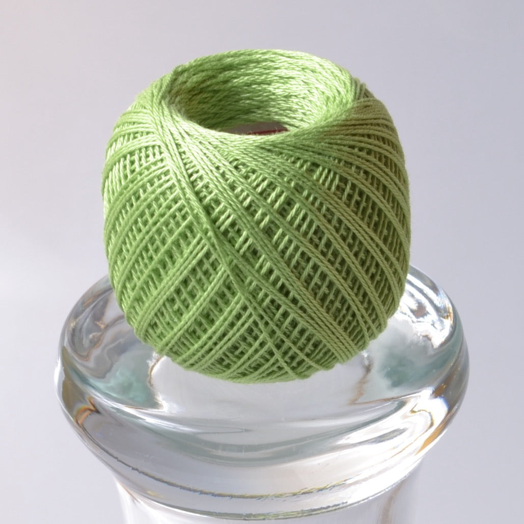 Thin Sashiko Thread,  Bright Green
