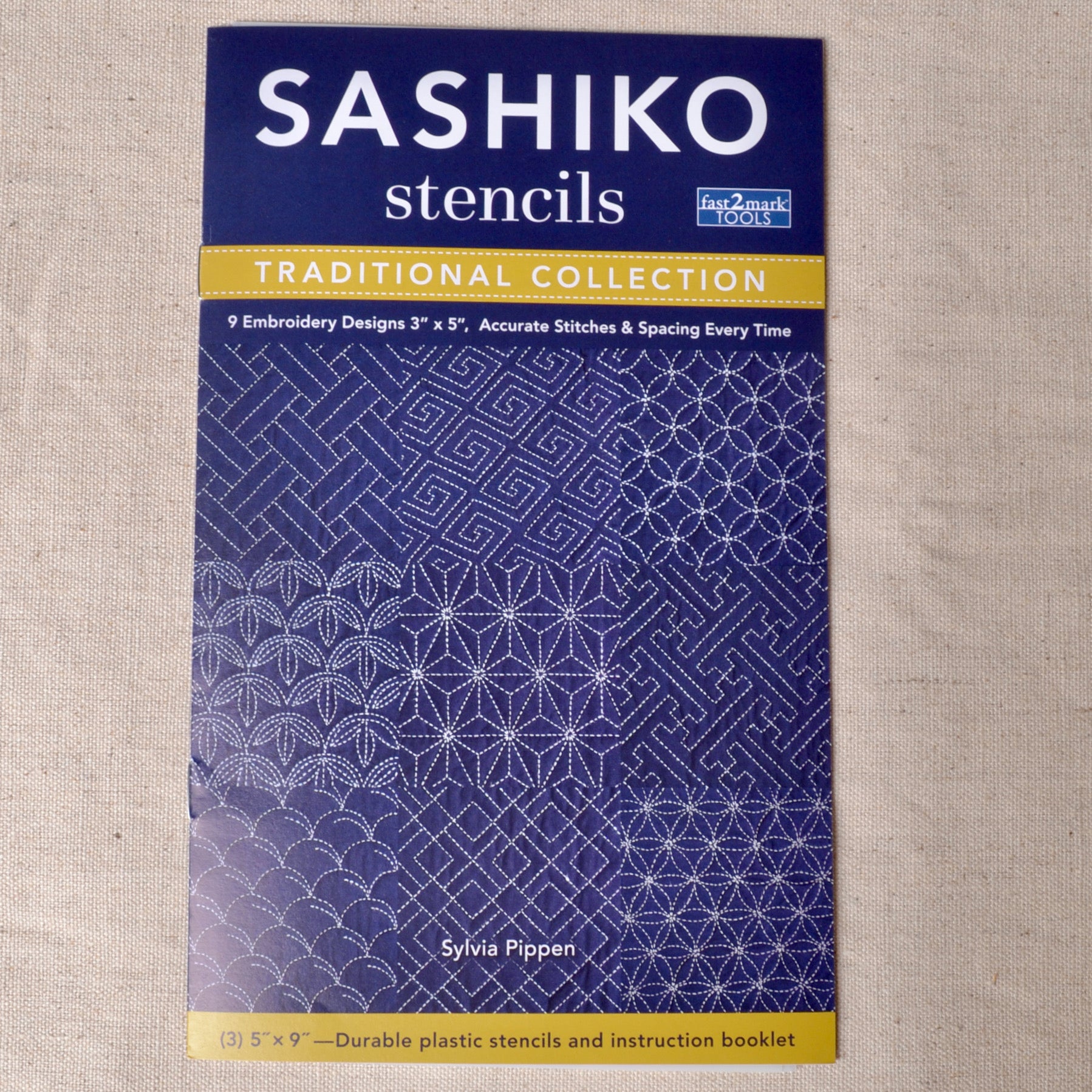 Sashiko Stencils, Traditional Collection  by Sylvia Pippen