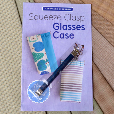 Squeeze Clasp Pattern for Glasses Case, includes frame