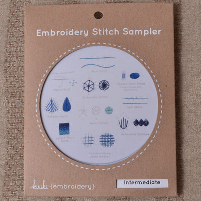 Kiriki embroidery stitch sampler