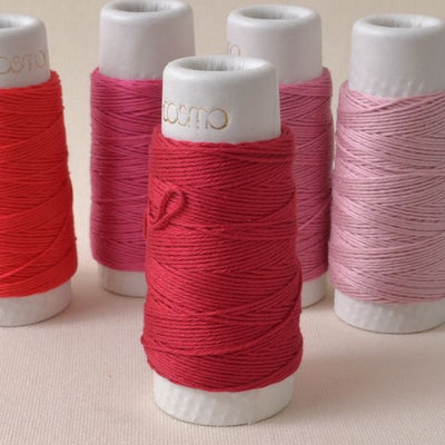 Hidamari Sashiko Threads, Reds & Pinks