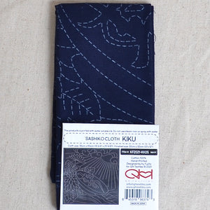 Sashiko cloth with pre printed design
