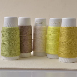 Sashiko Threads Taupe Colors