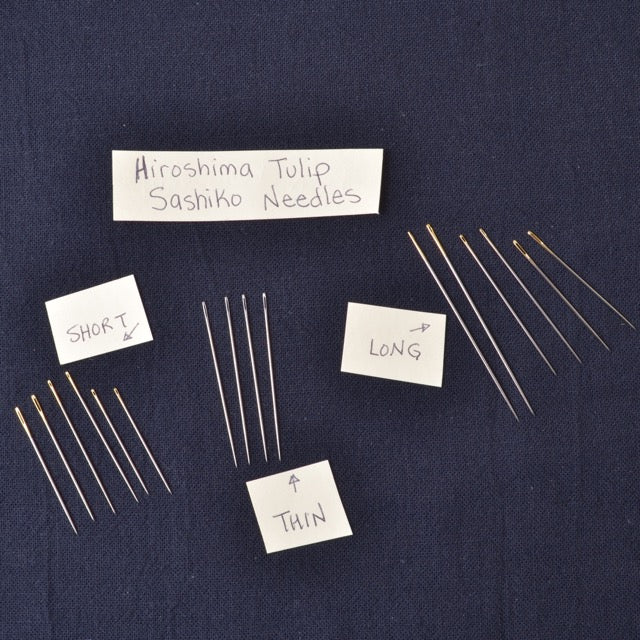 Sashiko Needles, Tulip Hiroshima - A Threaded Needle
