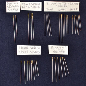 Sashiko Needles Comparison Chart