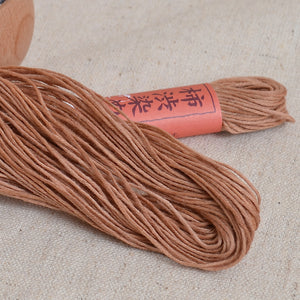 plant dyed cotton thread