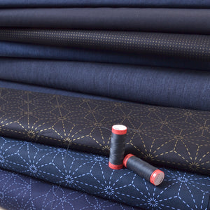 Mettler Thread with Pre printed Sashiko fabric
