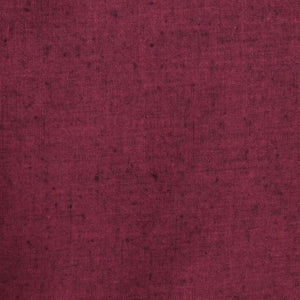 tsumugi cotton fabric Geranium red