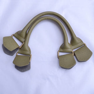 12" olive green bag handles
